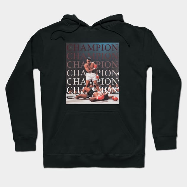 Muhammad Ali Hoodie by Cartoons by NICO